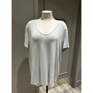 Soma Cool Nights Short Sleeve Top - Light Blue - Size XXL